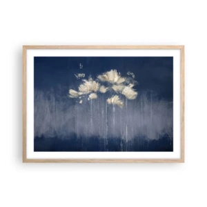 Poster in cornice rovere chiaro - Come petali al vento - 70x50 cm