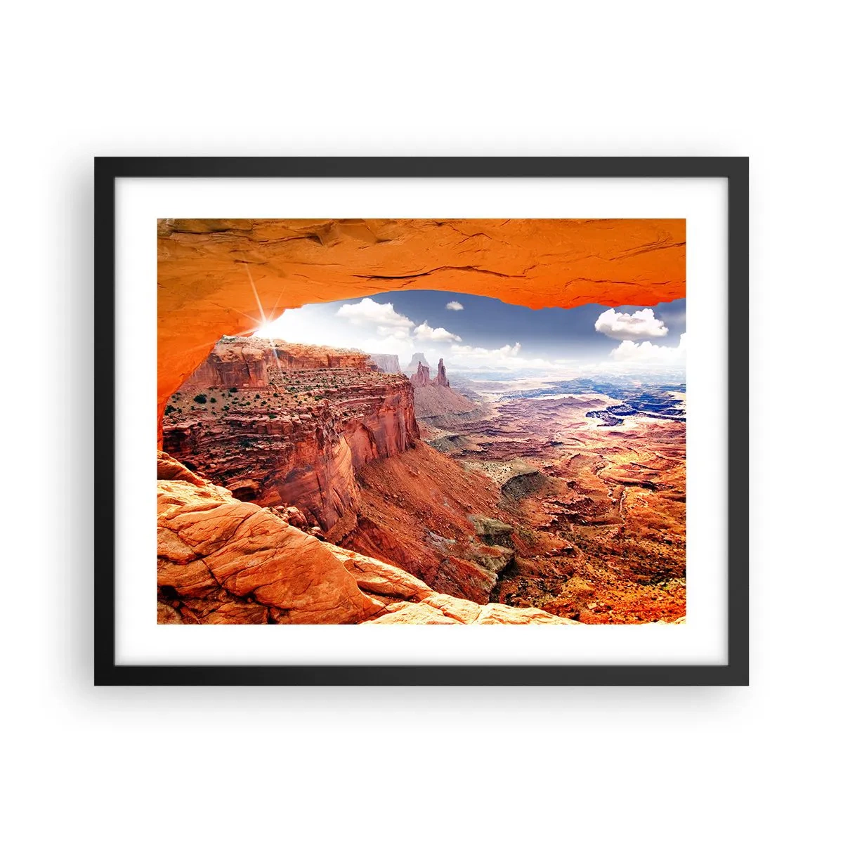 Poster in cornice nera - Scolpiti dalla natura - 50x40 cm