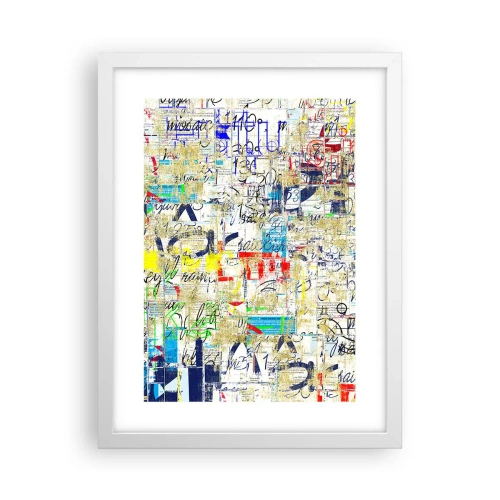 Poster in cornice bianca - Semplicemente bello da vedere - 30x40 cm