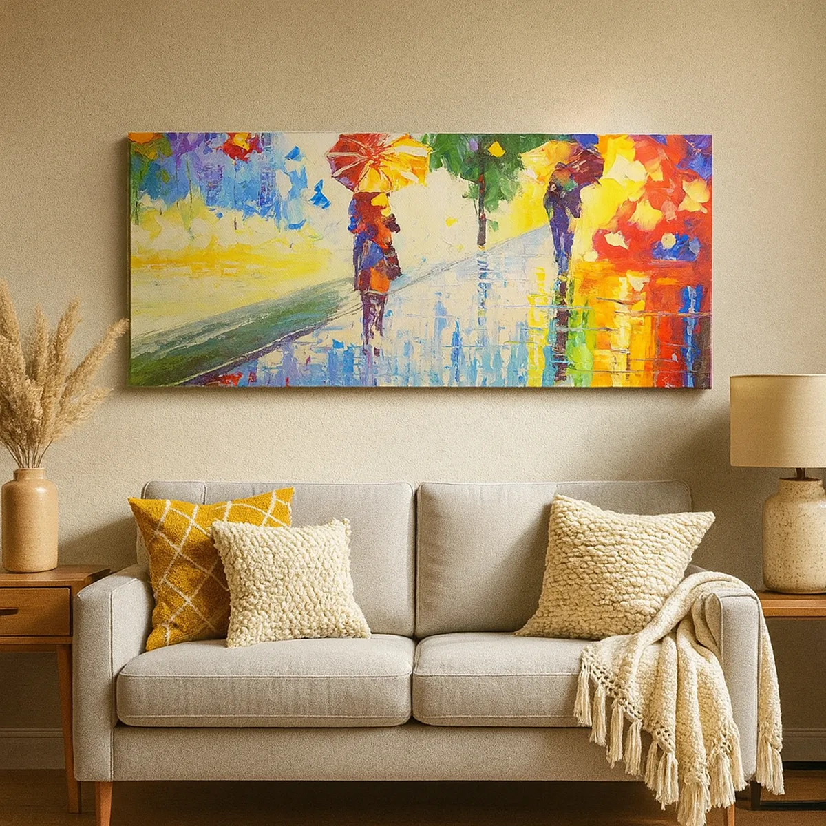 Quadro su tela - Stampe su Tela - E tutto è chiaro - 30x30 cm