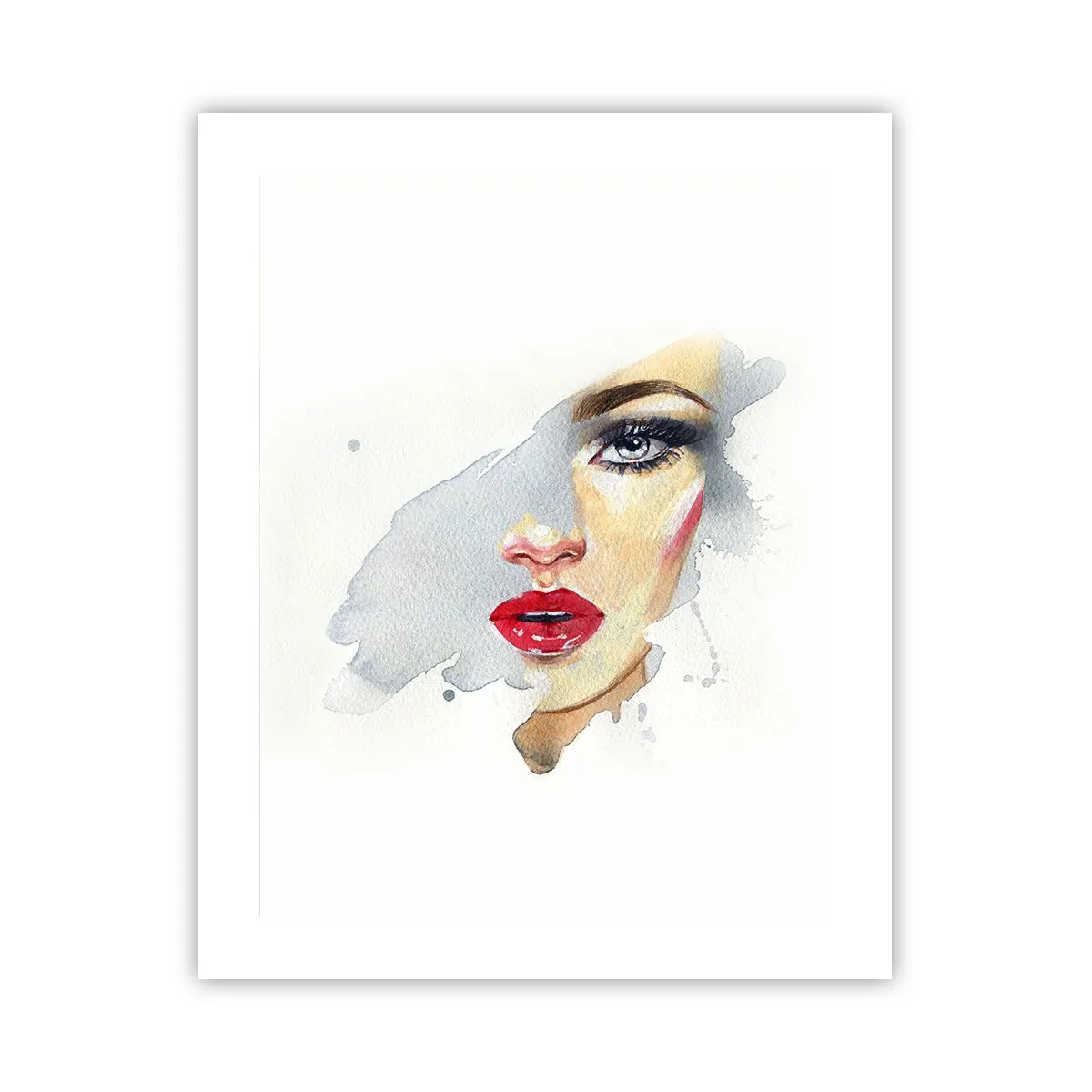 Poster - Riflesso in una goccia d'acqua - 40x50 cm