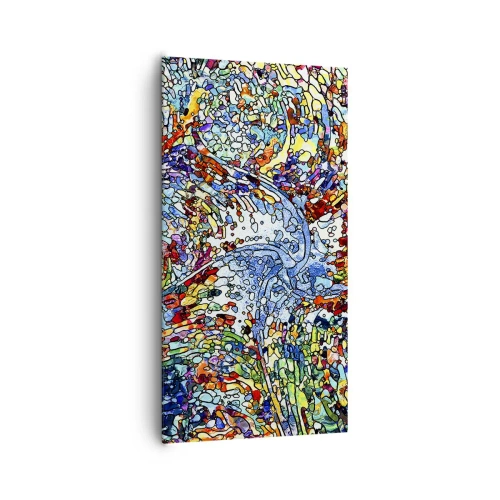 Quadro su tela - Stampe su Tela - Vetrate a gocce - 65x120 cm