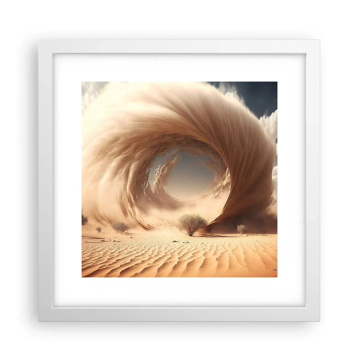 Poster in cornice bianca - Il portale è aperto - 30x30 cm