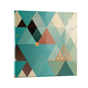 Quadro su vetro - Unità della molteplicità, molteplicità dell'unità - 60x60 cm