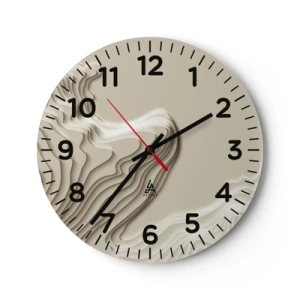 Orologio da parete - Orologio in Vetro - La topografia dell'arte - 40x40 cm