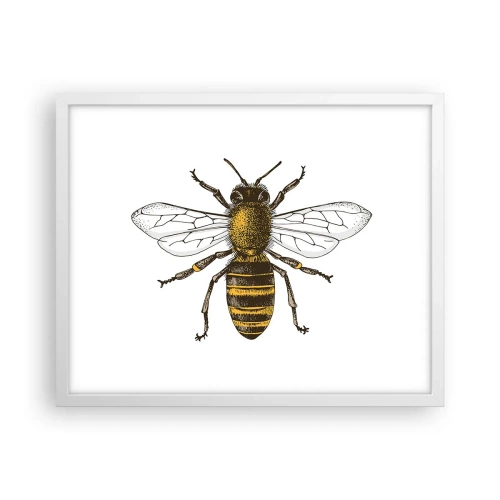 Poster in cornice bianca - Bella e buona - 50x40 cm