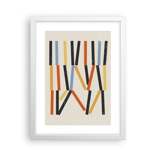 Poster in cornice bianca - Composizione orizzontale - 30x40 cm