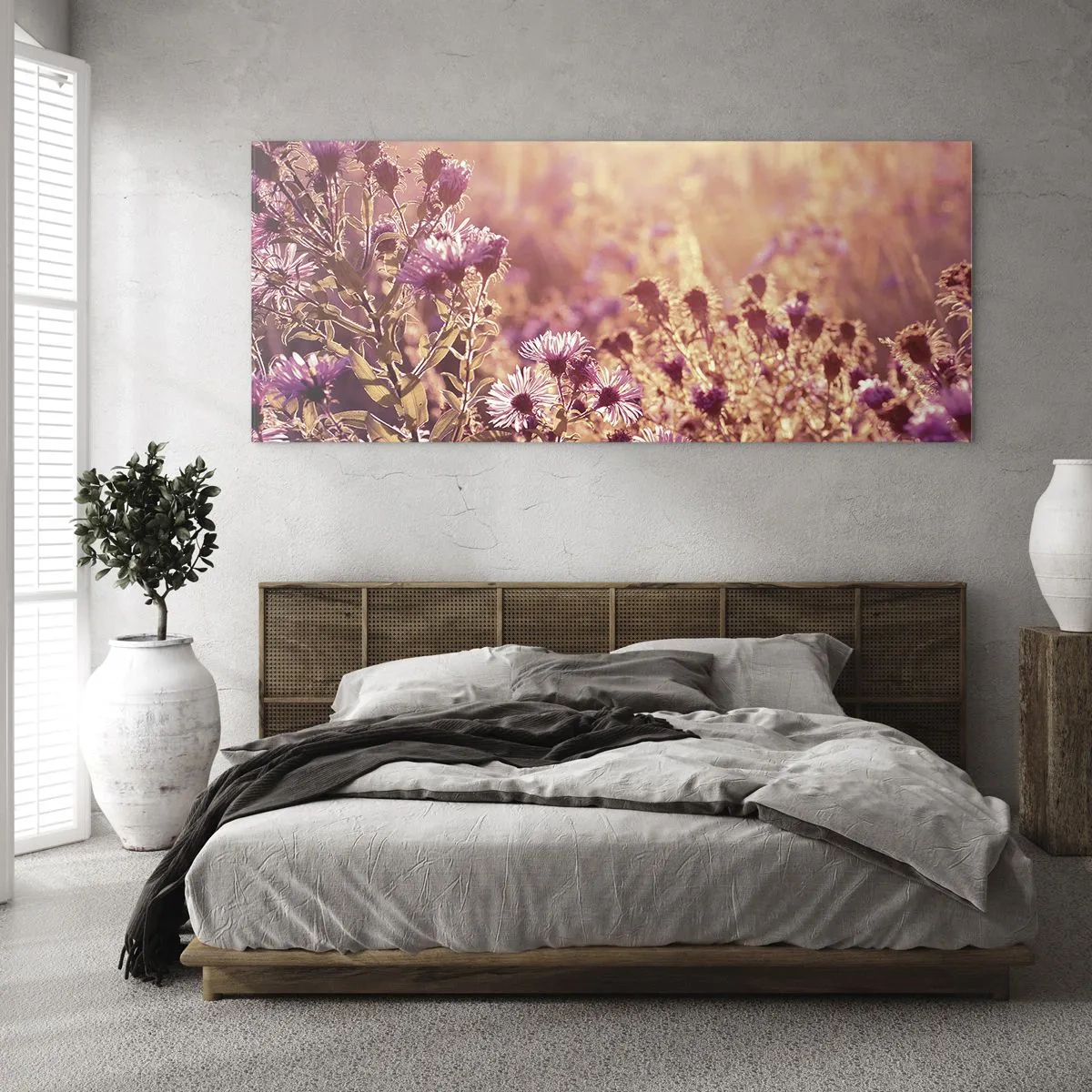 Quadro su vetro - Prima della fine dell'estate - 100x40 cm