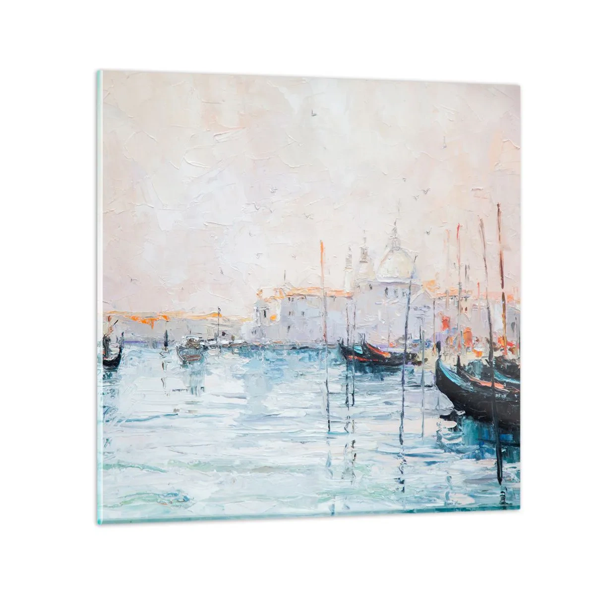 Quadro su vetro - Dopo l'acqua, dopo la nebbia - 70x70 cm