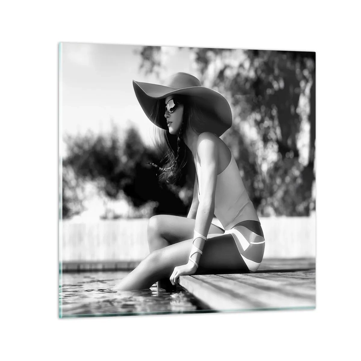 Quadro su vetro - Sogno estivo - 70x70 cm