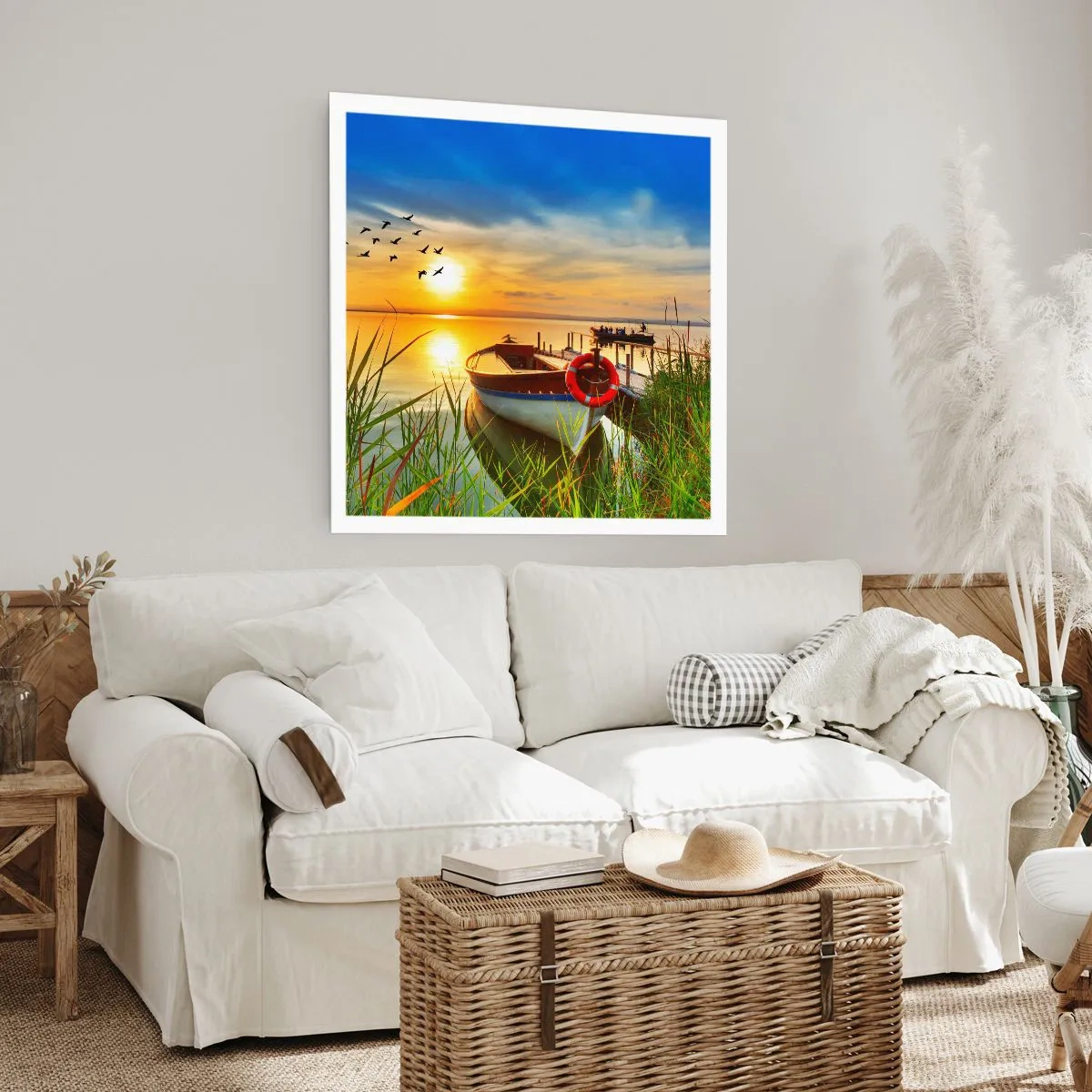 Poster - I cormorano volano già via - 50x50 cm