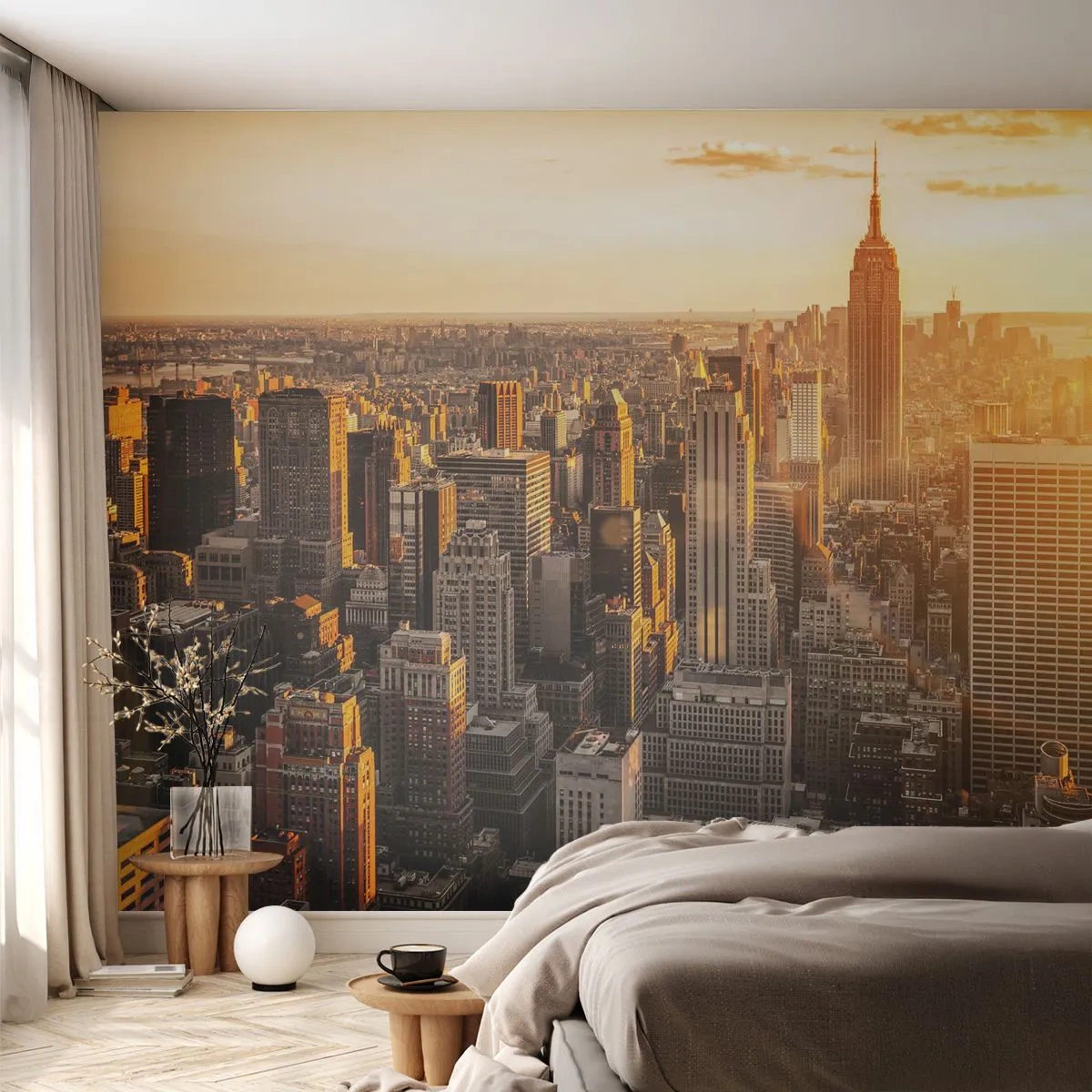 Fotomurali Premium Canvas - Crescere al sole - Città, New York, Architettura - 250x175 cm