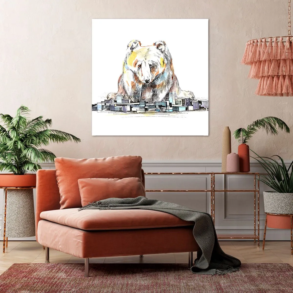 Quadro su tela - Stampe su Tela - Come si può vivere così? - 40x40 cm