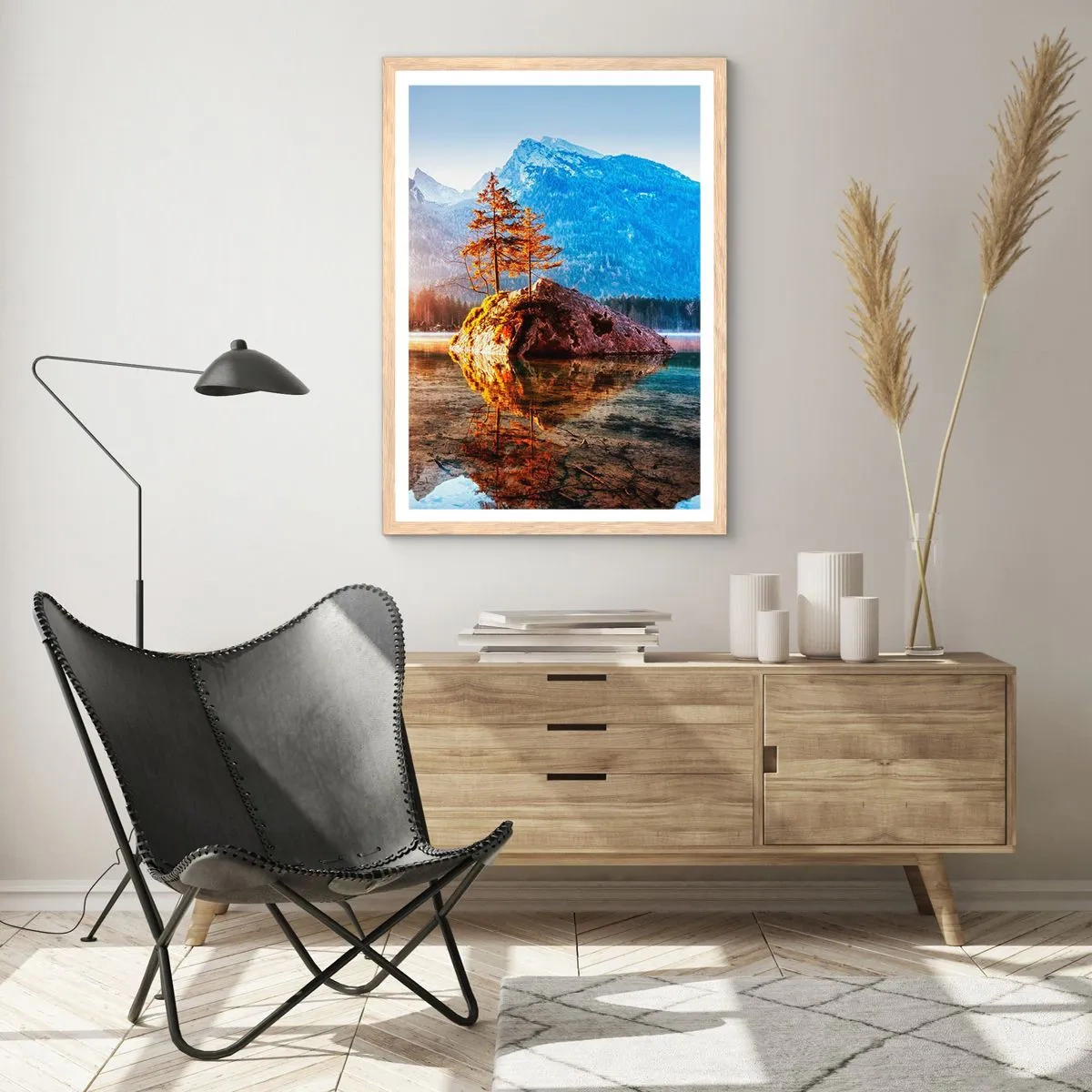 Poster in cornice rovere chiaro - La natura in una nuova luce - 30x40 cm