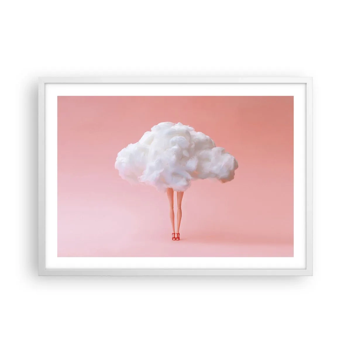 Poster in cornice bianca - Dolce promessa - 70x50 cm