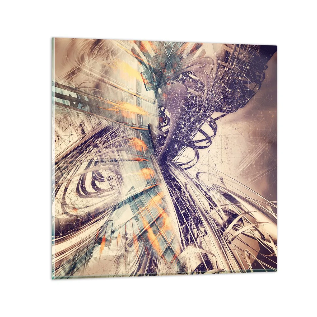 Quadro su vetro - A gran velocità - 50x50 cm