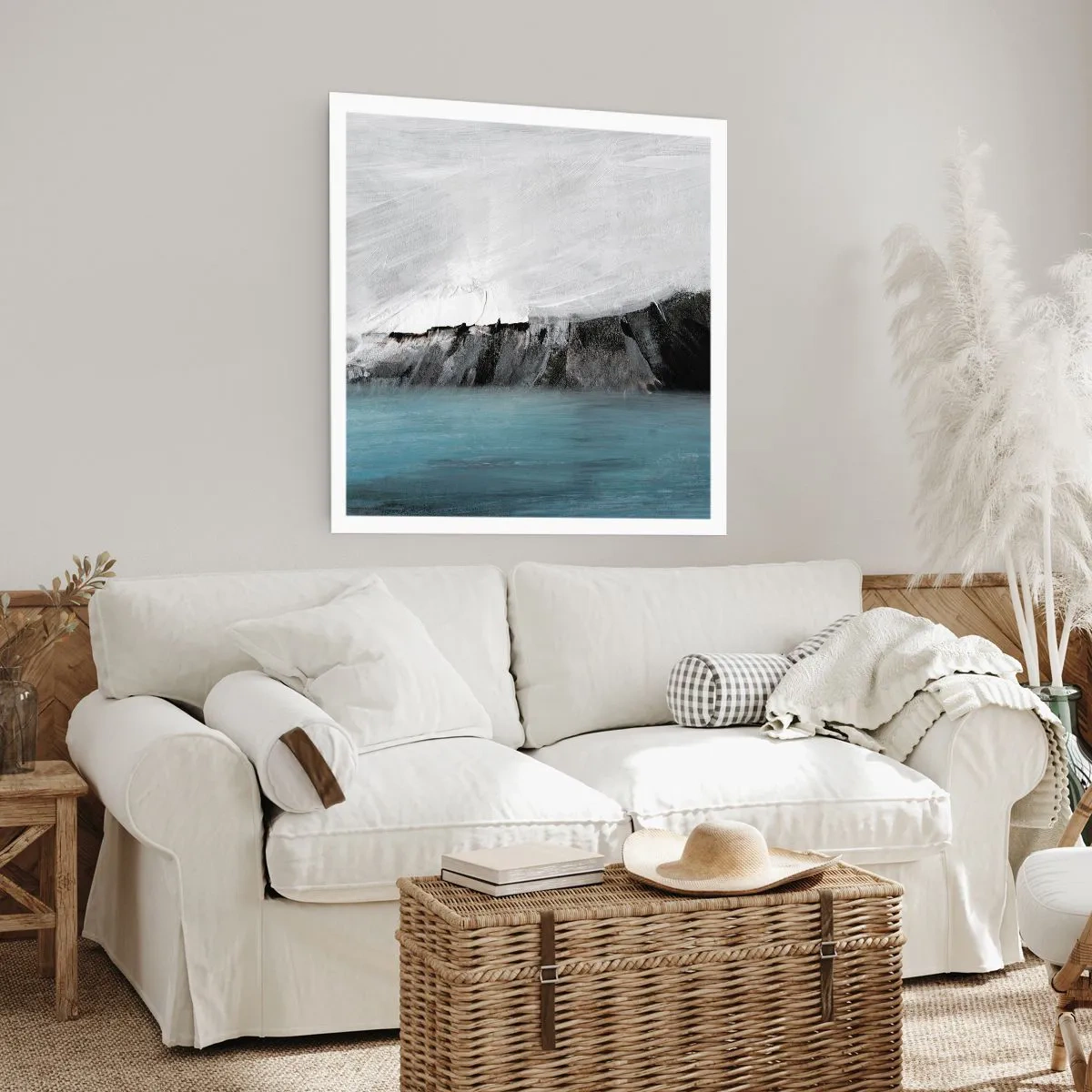 Poster - Acqua-terra: lo scontro degli elementi - 60x60 cm