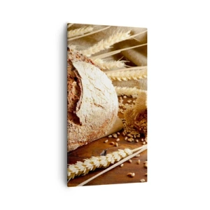 Quadro su tela - Stampe su Tela - Appetitoso, profumato, croccante - 55x100 cm