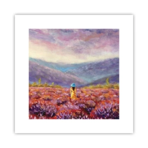Poster - Nel mondo di lavanda - 30x30 cm