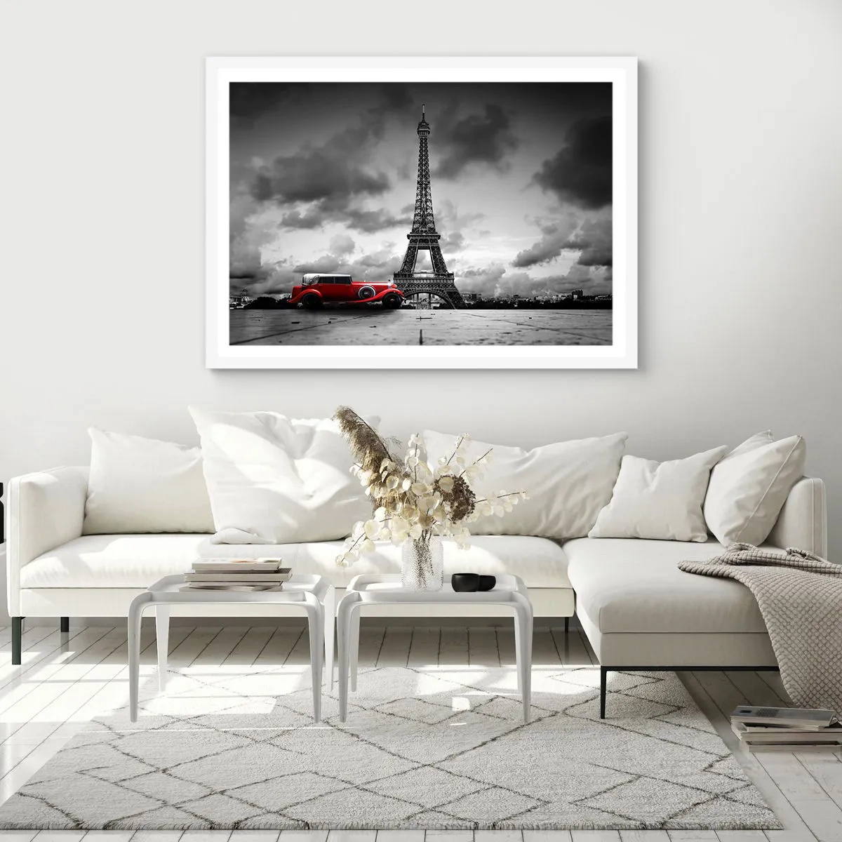 Poster in cornice bianca - Non molto tempo fa a Parigi - 50x40 cm