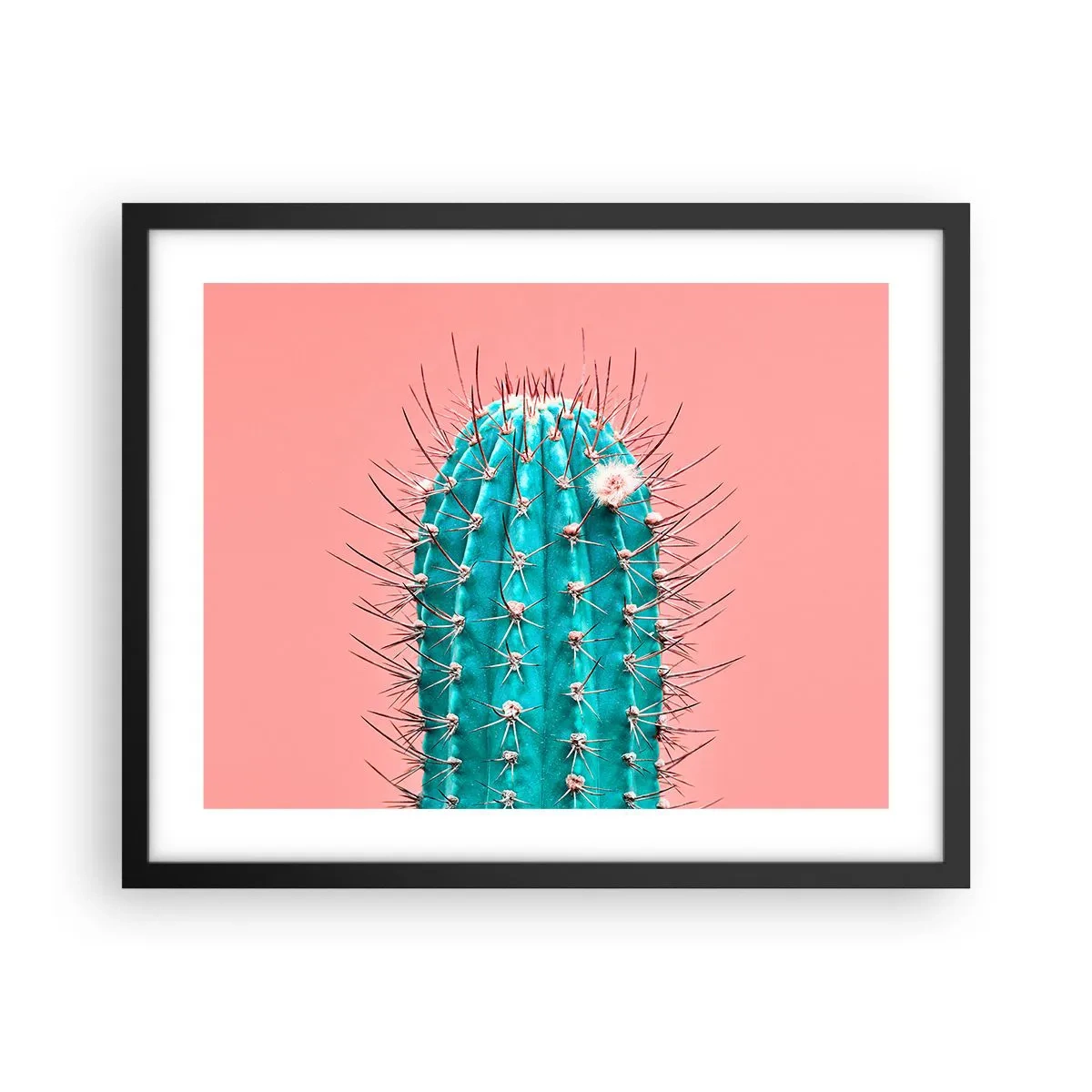 Poster in cornice nera - Stai attento - 50x40 cm