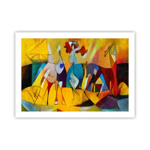 Poster - Sole - vita - gioia - 70x50 cm