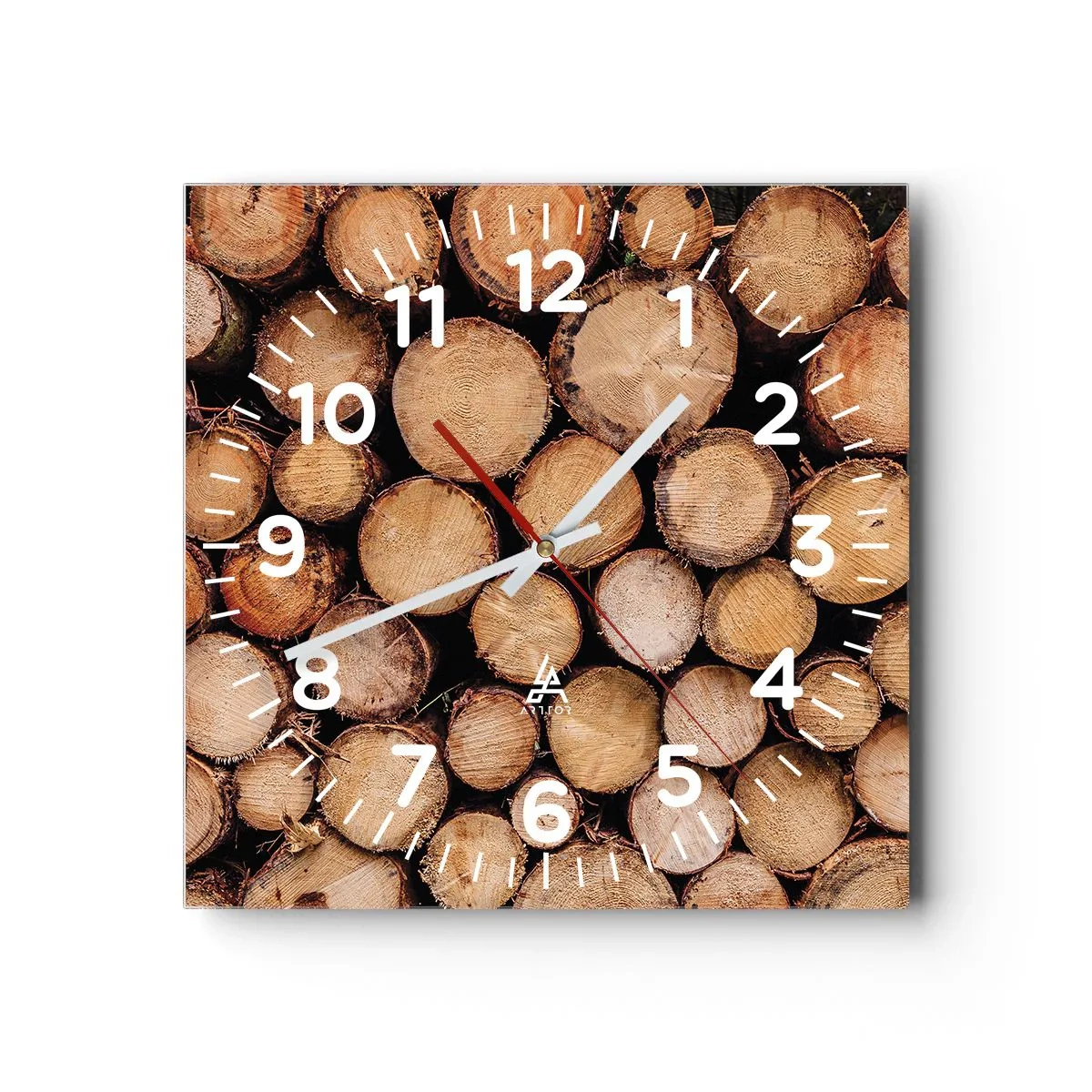 Orologio da parete - Orologio in Vetro - Nuovo inizio - 30x30 cm