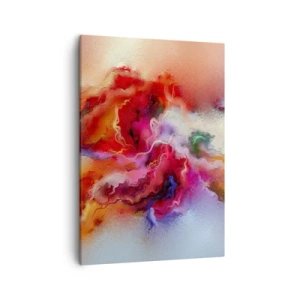 Quadro su tela - Stampe su Tela - Astrazione colorata con una composizione dinamica - 50x70cm - Come afferrare i sogni: fumo - Decorazione murale moderna per soggiorno e camera da letto ARTTOR