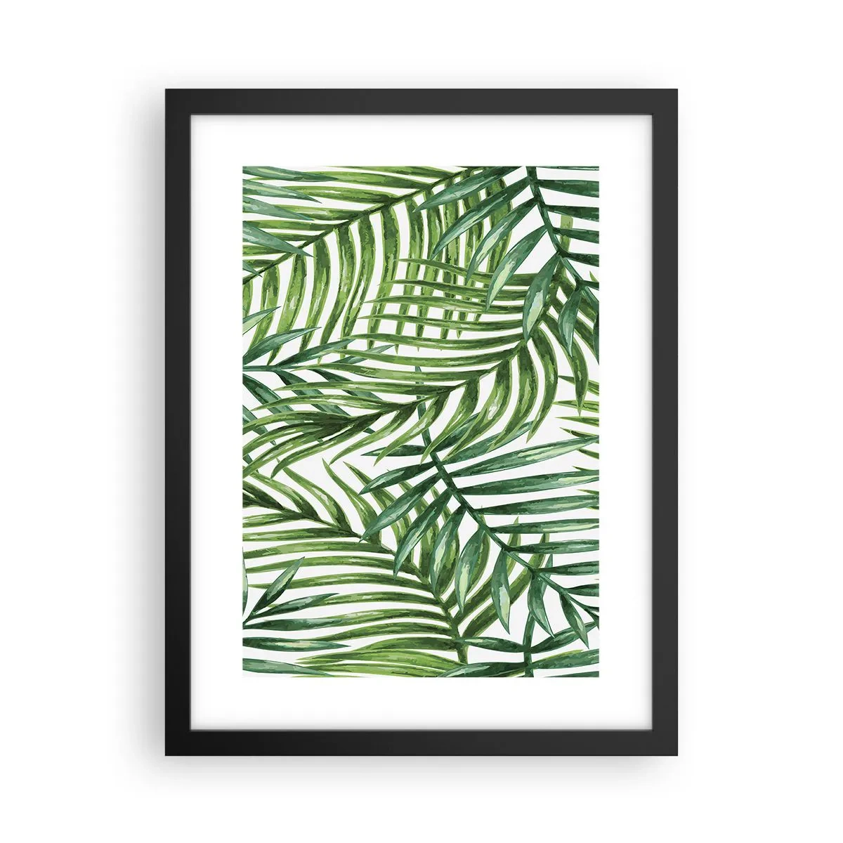 Poster in cornice nera - Sotto un baldacchino verde - 30x40 cm