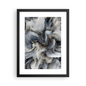 Poster in cornice nera - Pietra in fiore - 30x40 cm
