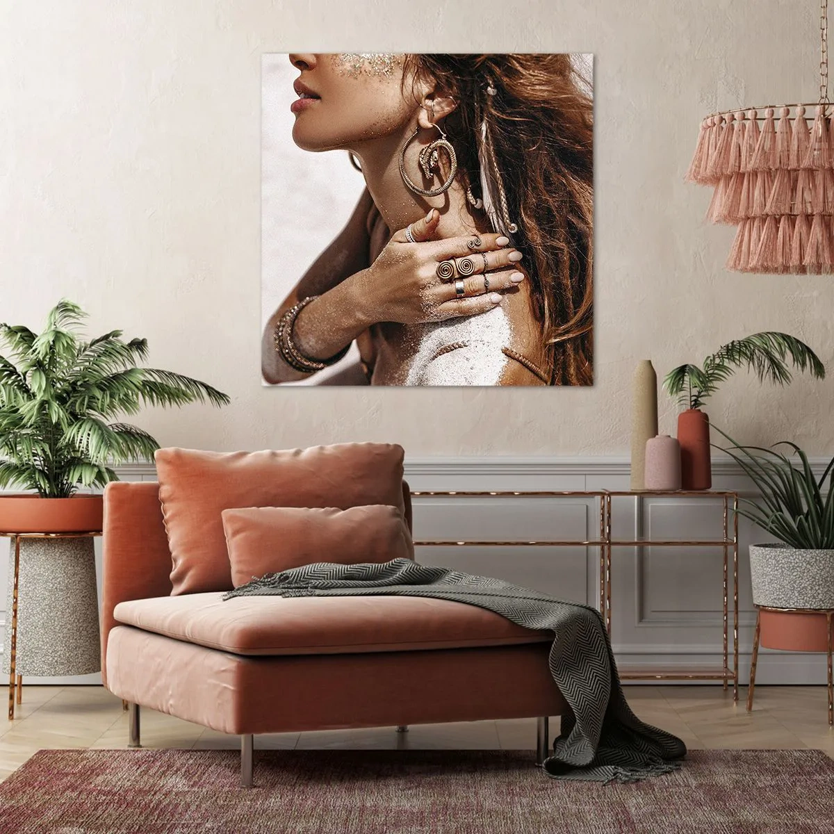 Quadro su tela - Stampe su Tela - Regina della spiaggia selvatica - 70x70 cm