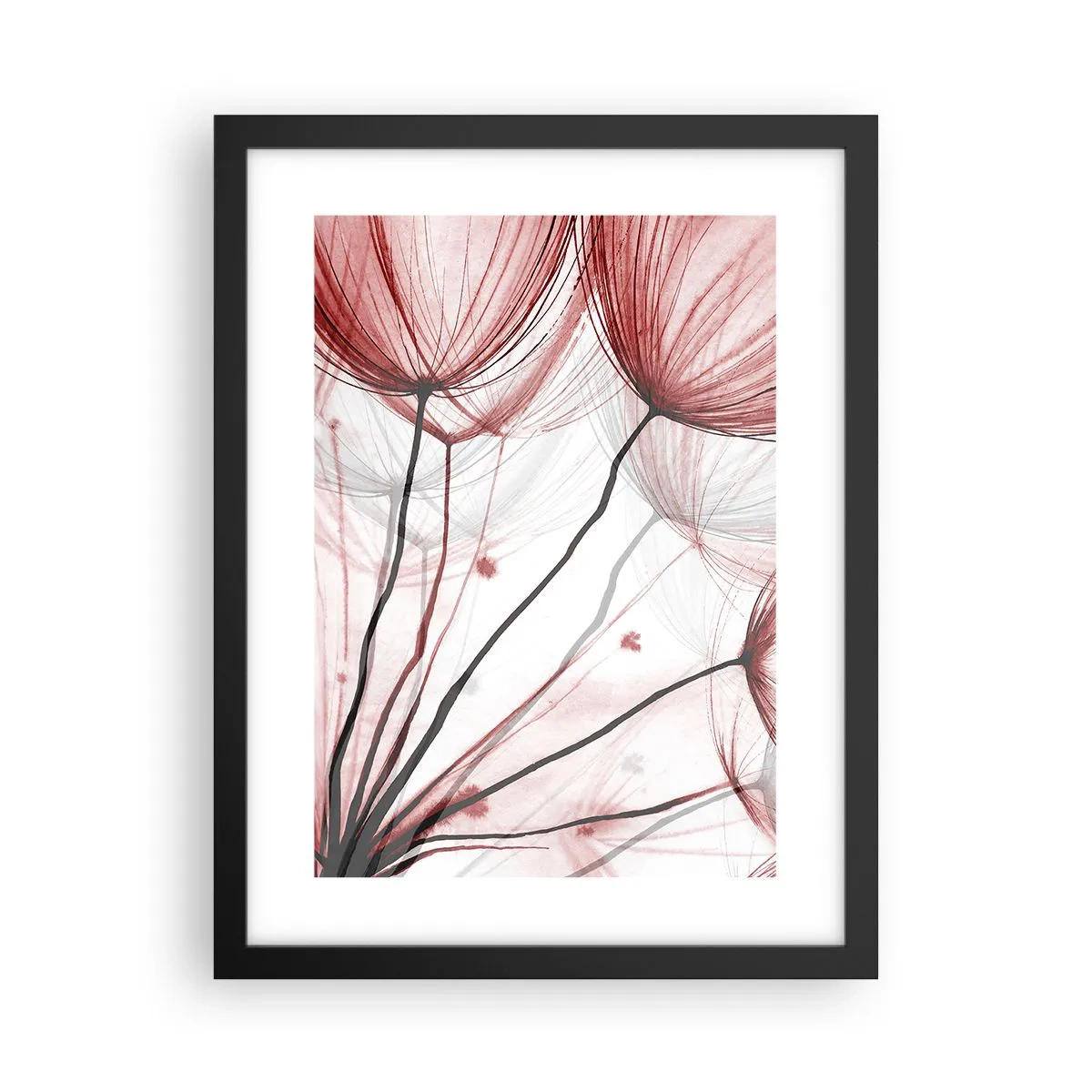 Poster in cornice nera - Prima del decollo - 30x40 cm