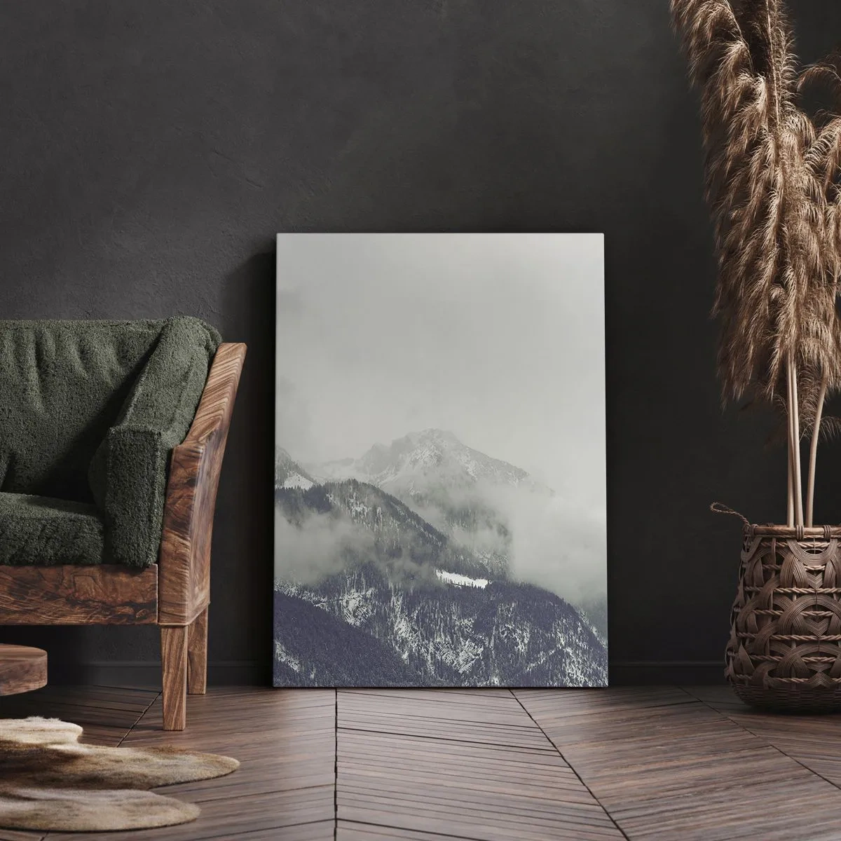 Quadro su tela - Stampe su Tela - La valle delle nebbie - 45x80 cm