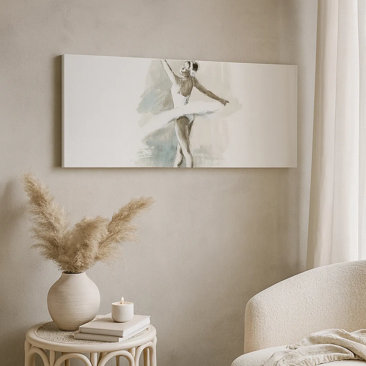 Quadro su tela - Stampe su Tela - Tramutata in un cigno - 30x30 cm