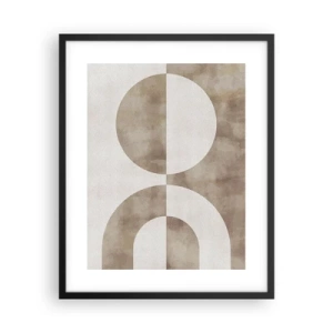 Poster in cornice nera - Analogie e differenze - 40x50 cm