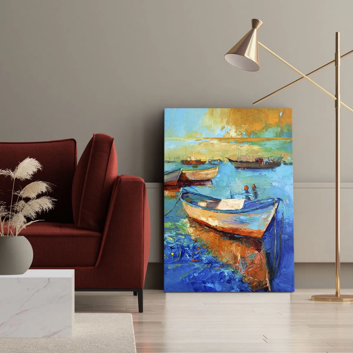 Quadro su tela - Stampe su Tela - Nella baia del sud - 55x100 cm