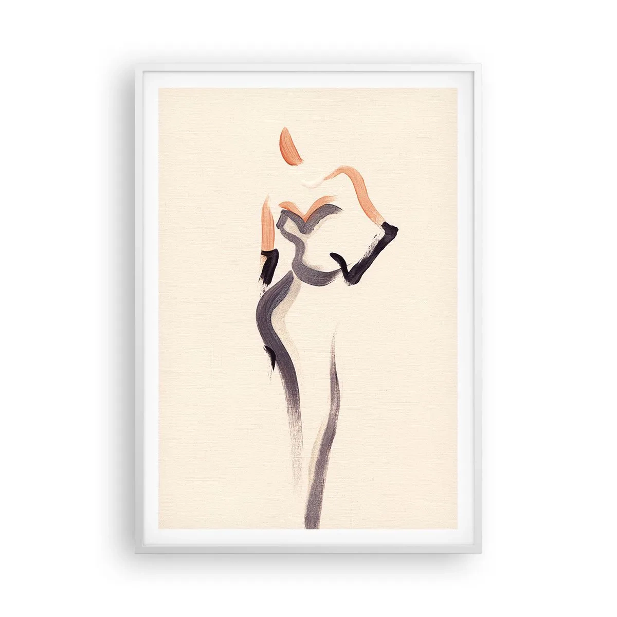 Poster in cornice bianca - Gli anni d'oro di Hollywood - 70x100 cm
