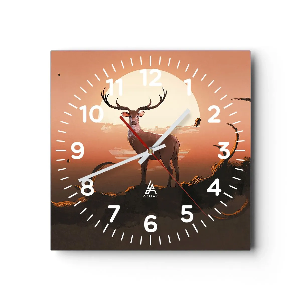 Orologio da parete - Orologio in Vetro - Questa notte è diversa dalle altre - 40x40 cm