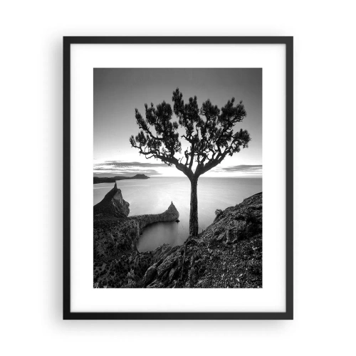 Poster in cornice nera - Pace fino all'orizzonte - 40x50 cm