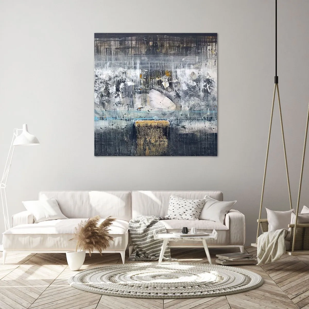 Quadro su tela - Stampe su Tela - Talvolta è facile, talvolta è difficile - 40x40 cm