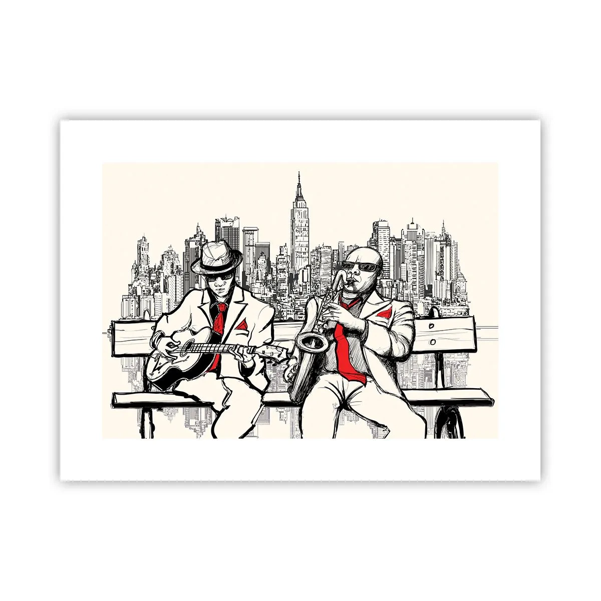 Poster - Improvvisare a New York - 40x30 cm