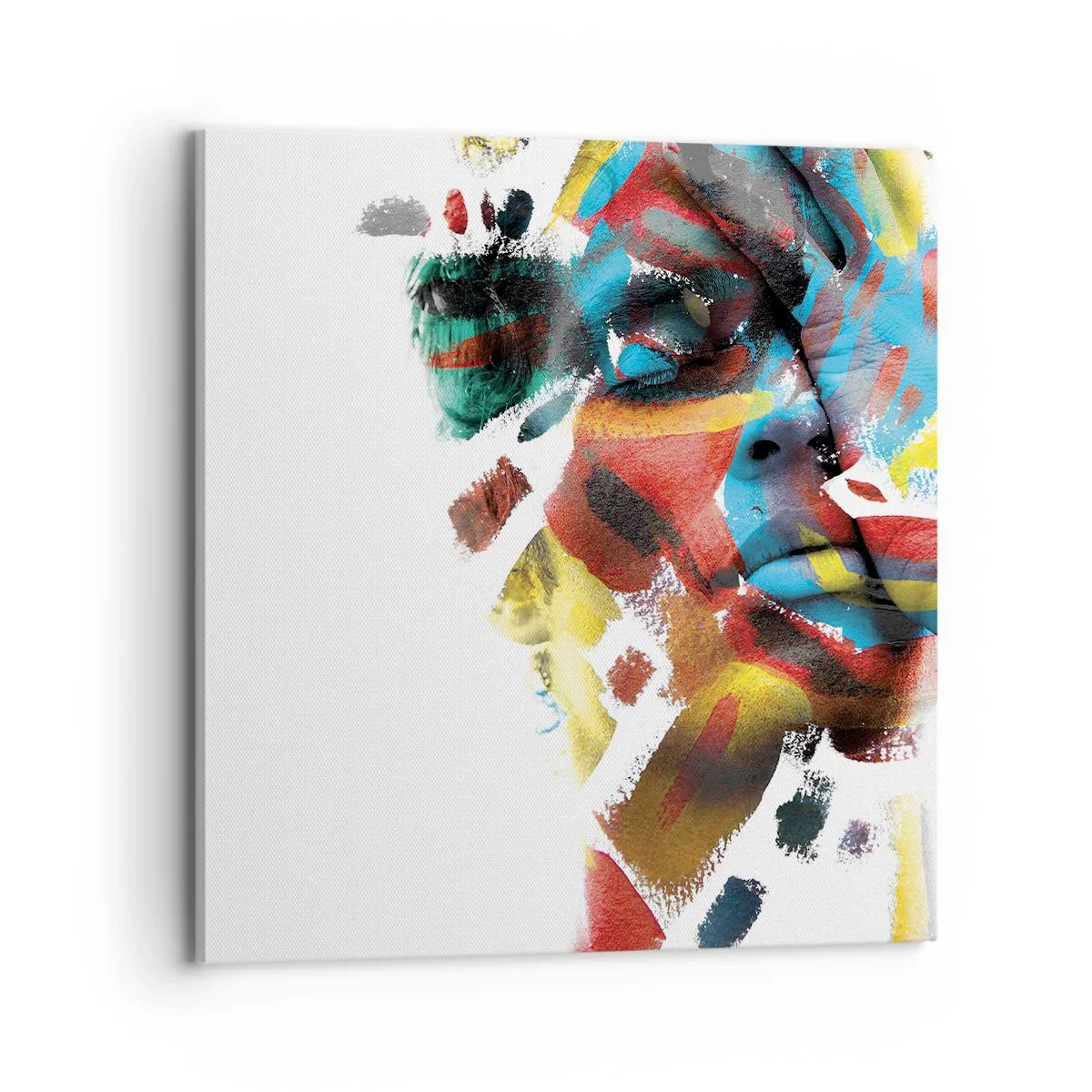 Quadro su tela - Stampe su Tela - Personalità colorata - 70x70 cm