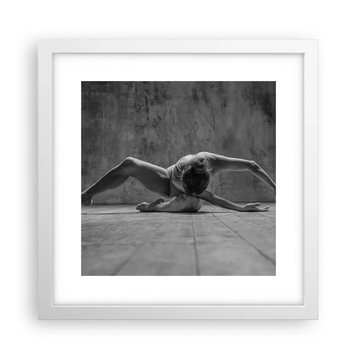 Poster in cornice bianca - Simmetria ritrovata - 30x30 cm