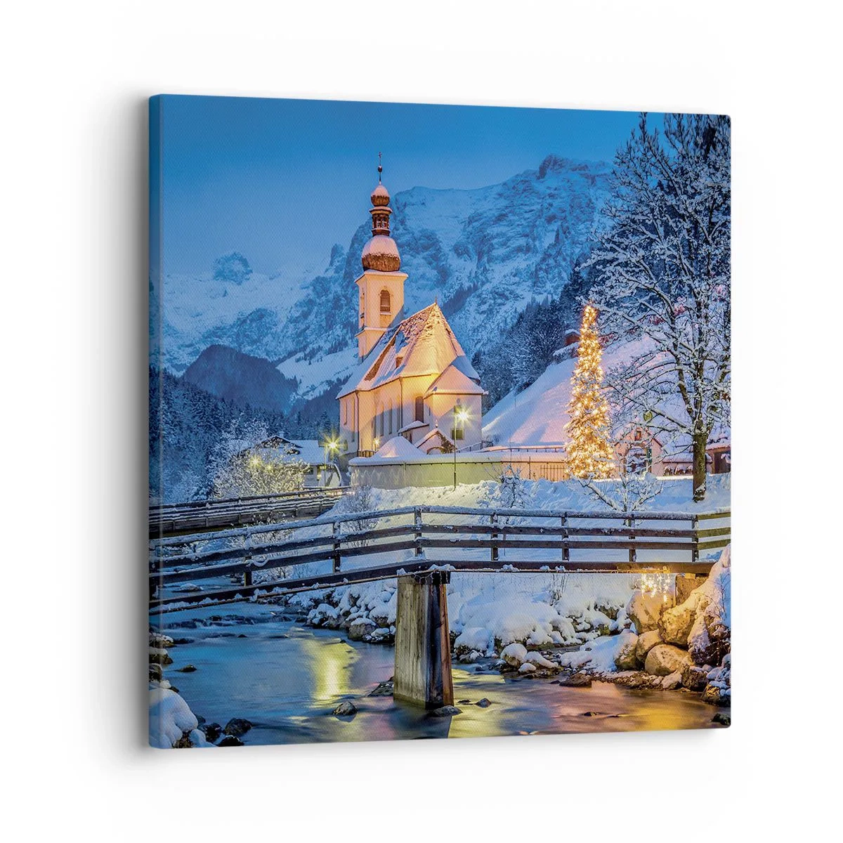 Quadro su tela - Stampe su Tela - Lo spirito di Natale - 30x30 cm