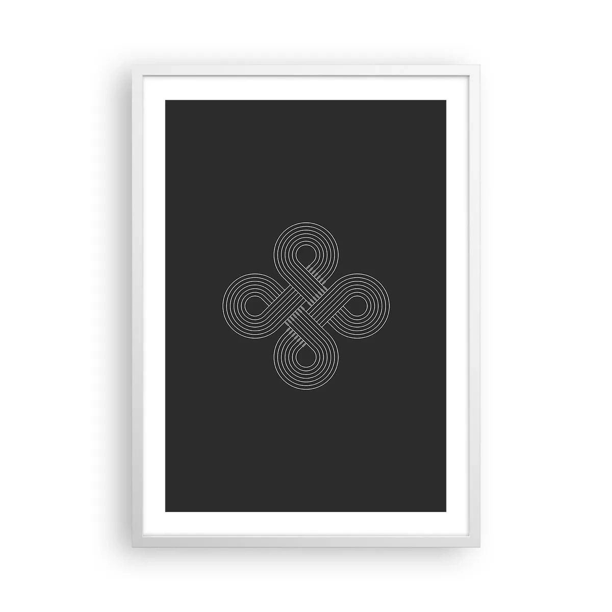 Poster in cornice bianca - Nello spirito celtico - 50x70 cm