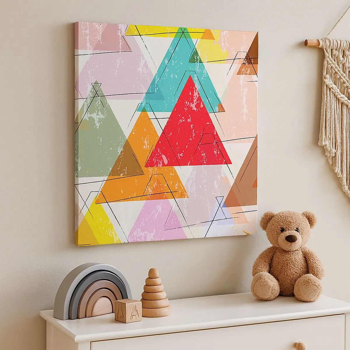 Quadro su tela - Stampe su Tela - Tre alla volta - 30x30 cm