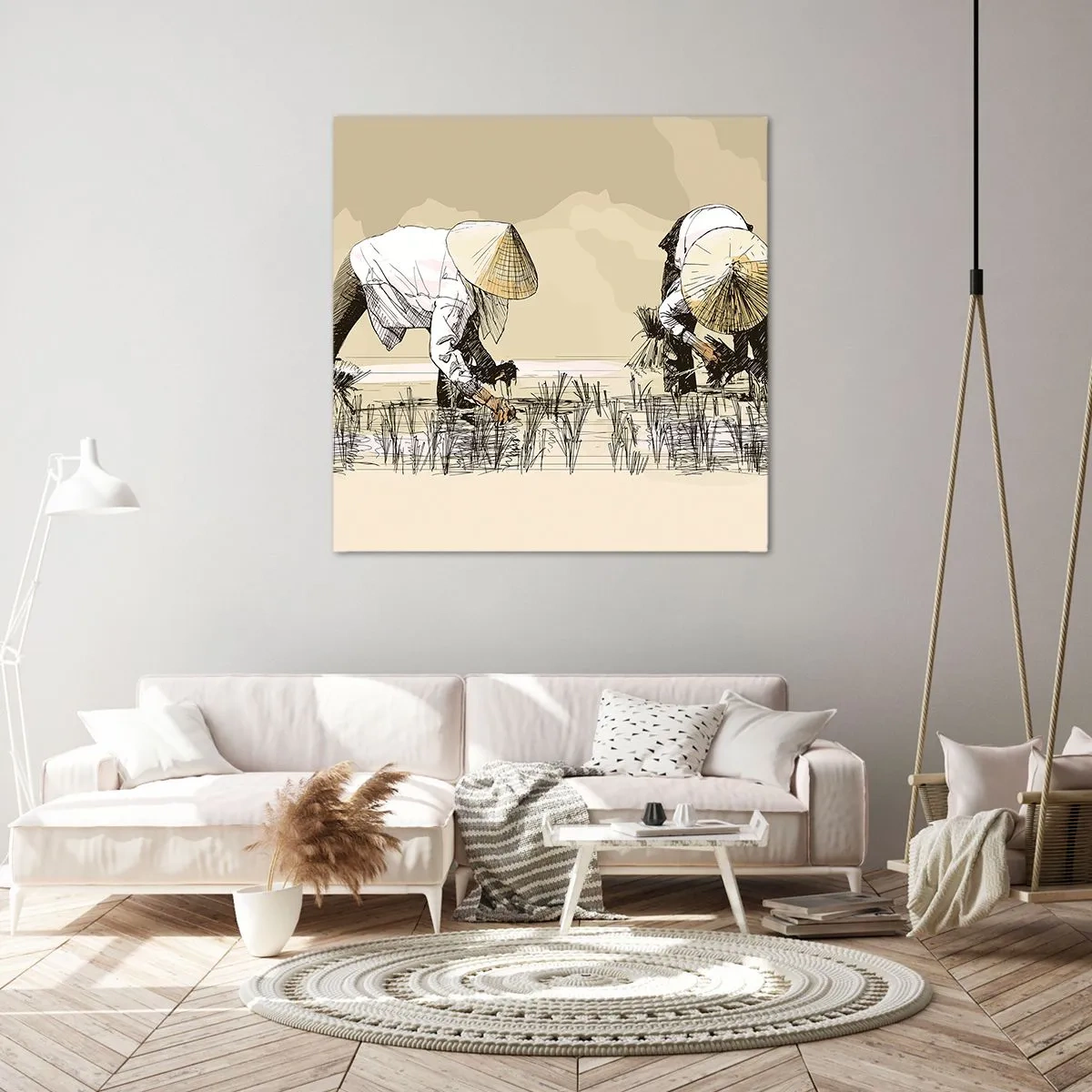 Quadro su tela - Stampe su Tela - Buon raccolto - 40x40 cm