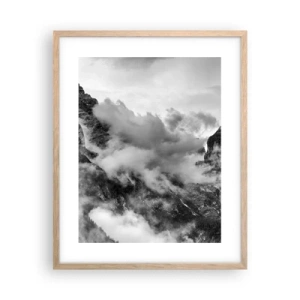 Poster in cornice rovere chiaro - Belli e terribili - 40x50 cm