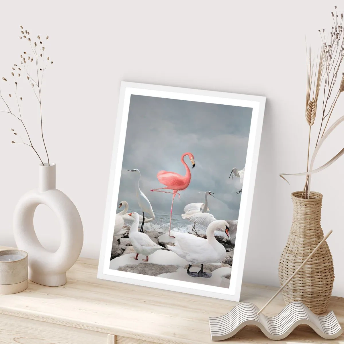 Poster in cornice bianca - Come sono arrivato qui? - 30x40 cm