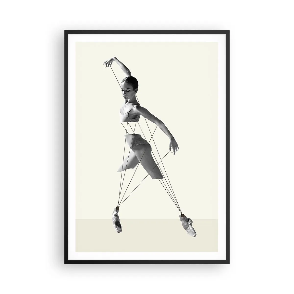 Poster in cornice nera - Nel teatro del mondo - 70x100 cm